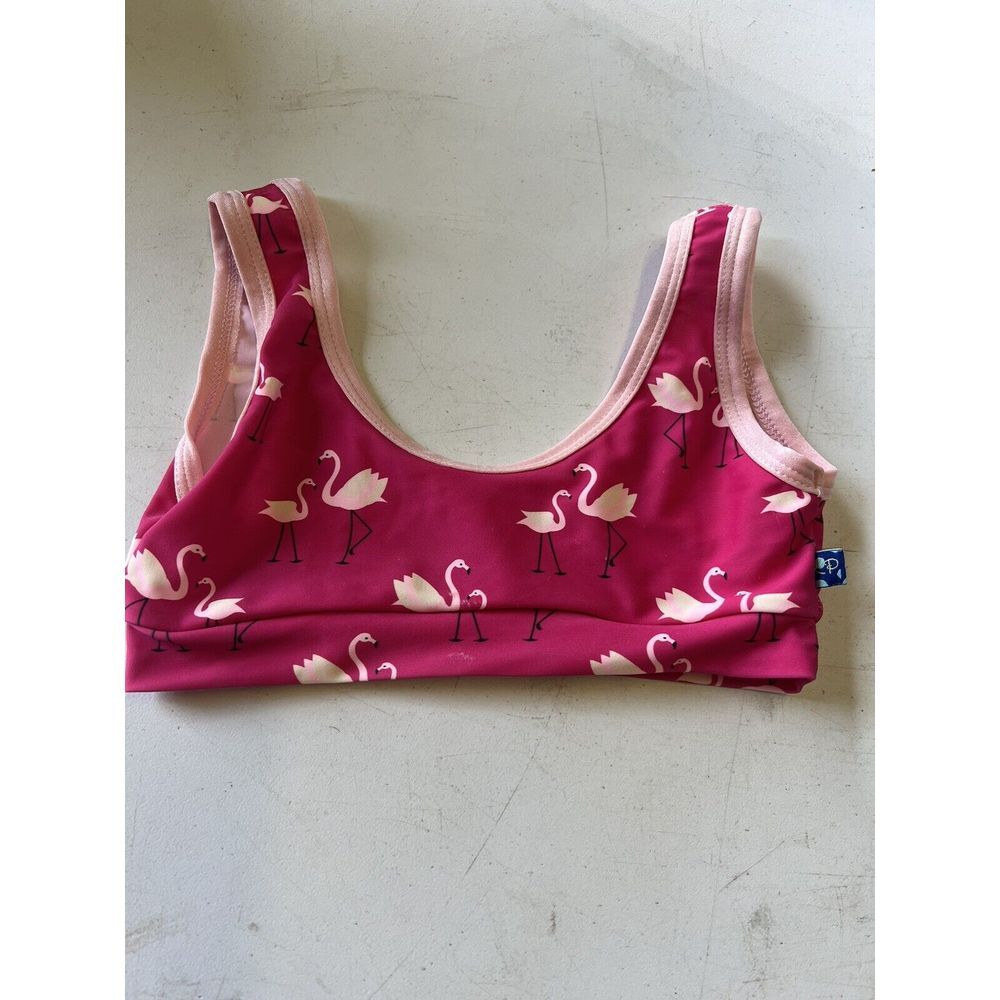 Kickee Kids Girls Flamingo Swim Top Size 5/6‎